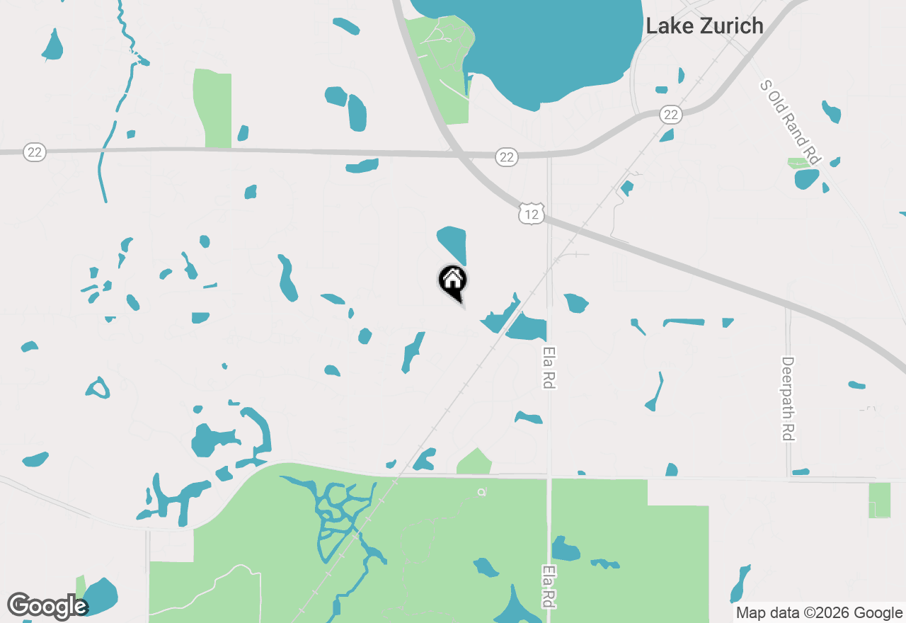 Map of 631 Cortland Drive, Lake Zurich, IL 60047