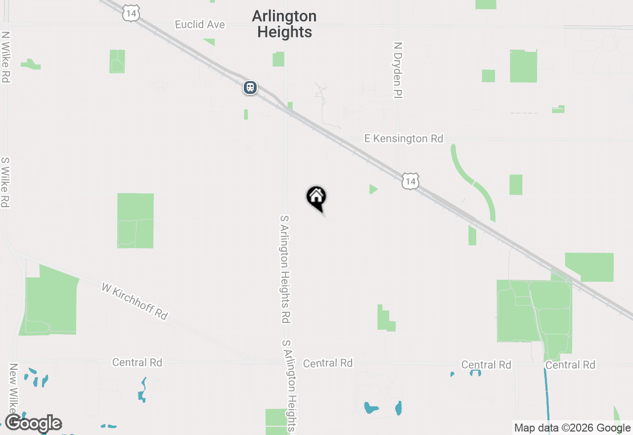Map of 441 S Belmont Avenue, Arlington Heights, IL 60005