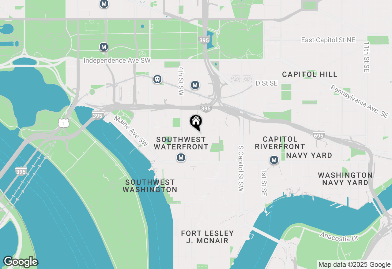 Map of 301 I Street Sw #108, Washington, DC 20024