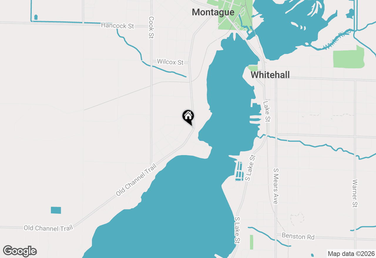 Map of 8005 Old Channel Trail, Montague, MI 49437