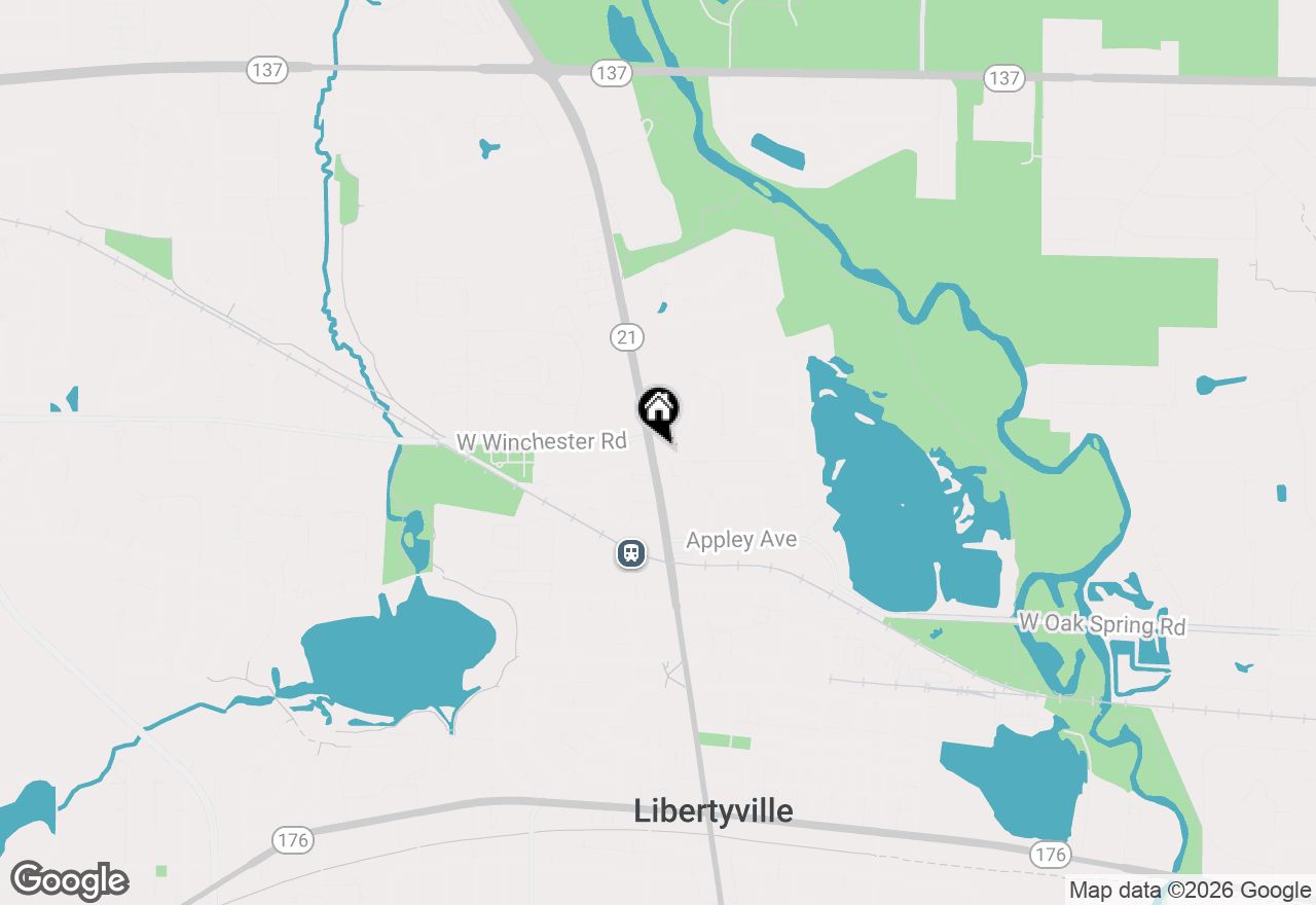 Map of 1008 N Milwaukee Avenue #1, Libertyville, IL 60048