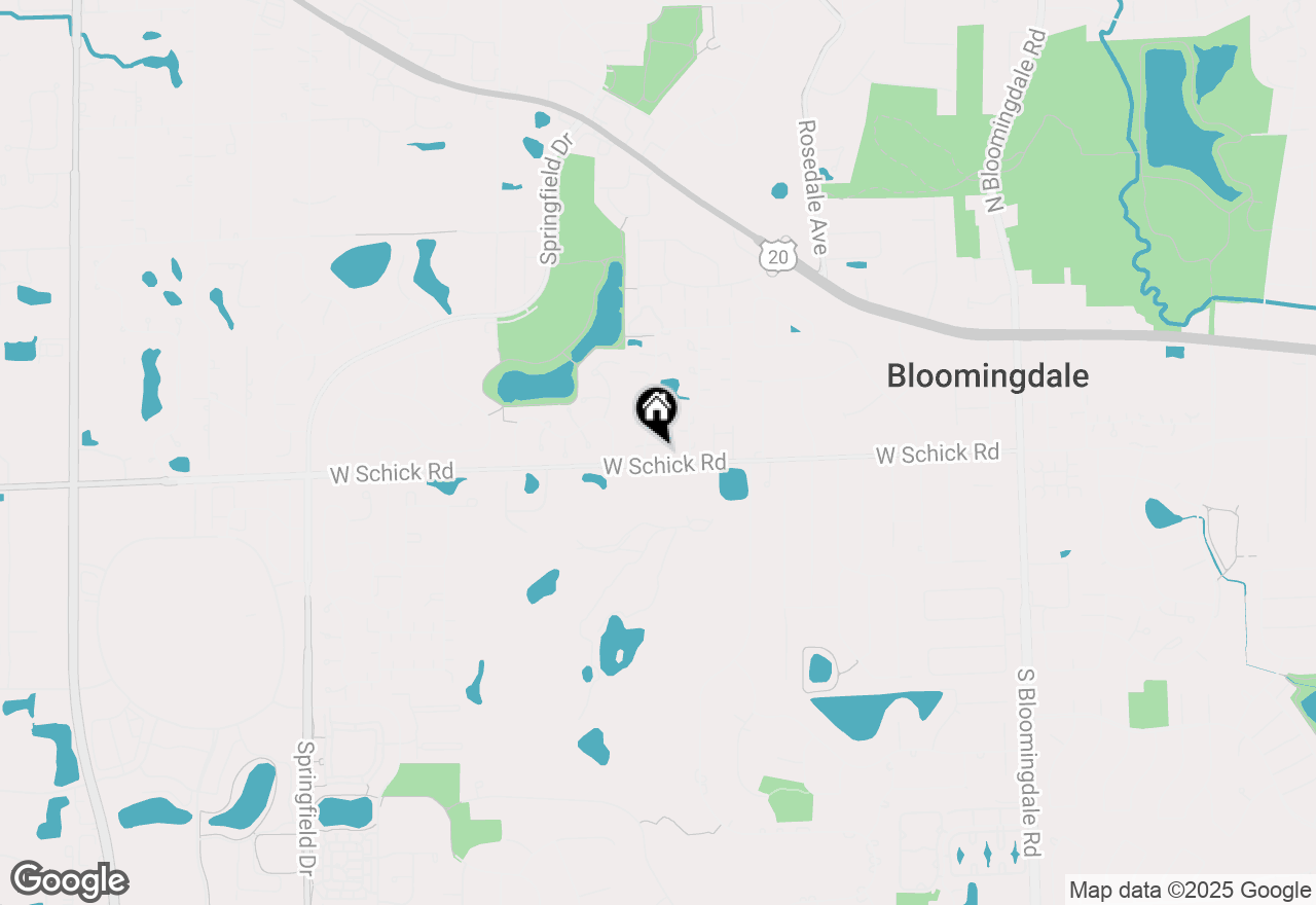 Map of 134 Country Club Drive, Bloomingdale, IL 60108