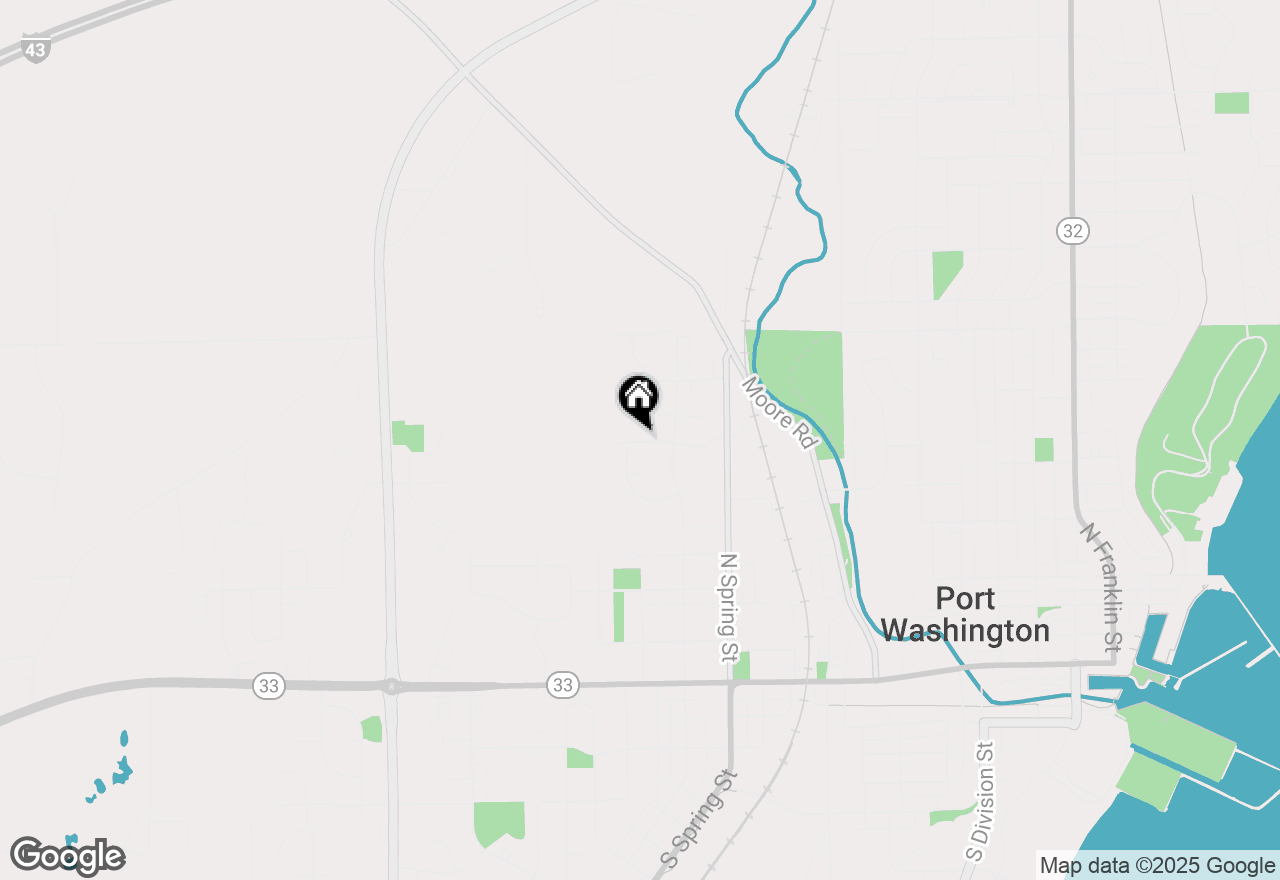 Map of 984 Algoma Dr, Port Washington, WI 53074