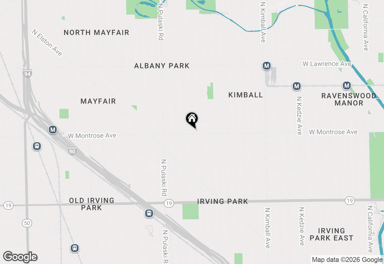 Map of 3816 W Montrose Avenue #2, Chicago, IL 60618