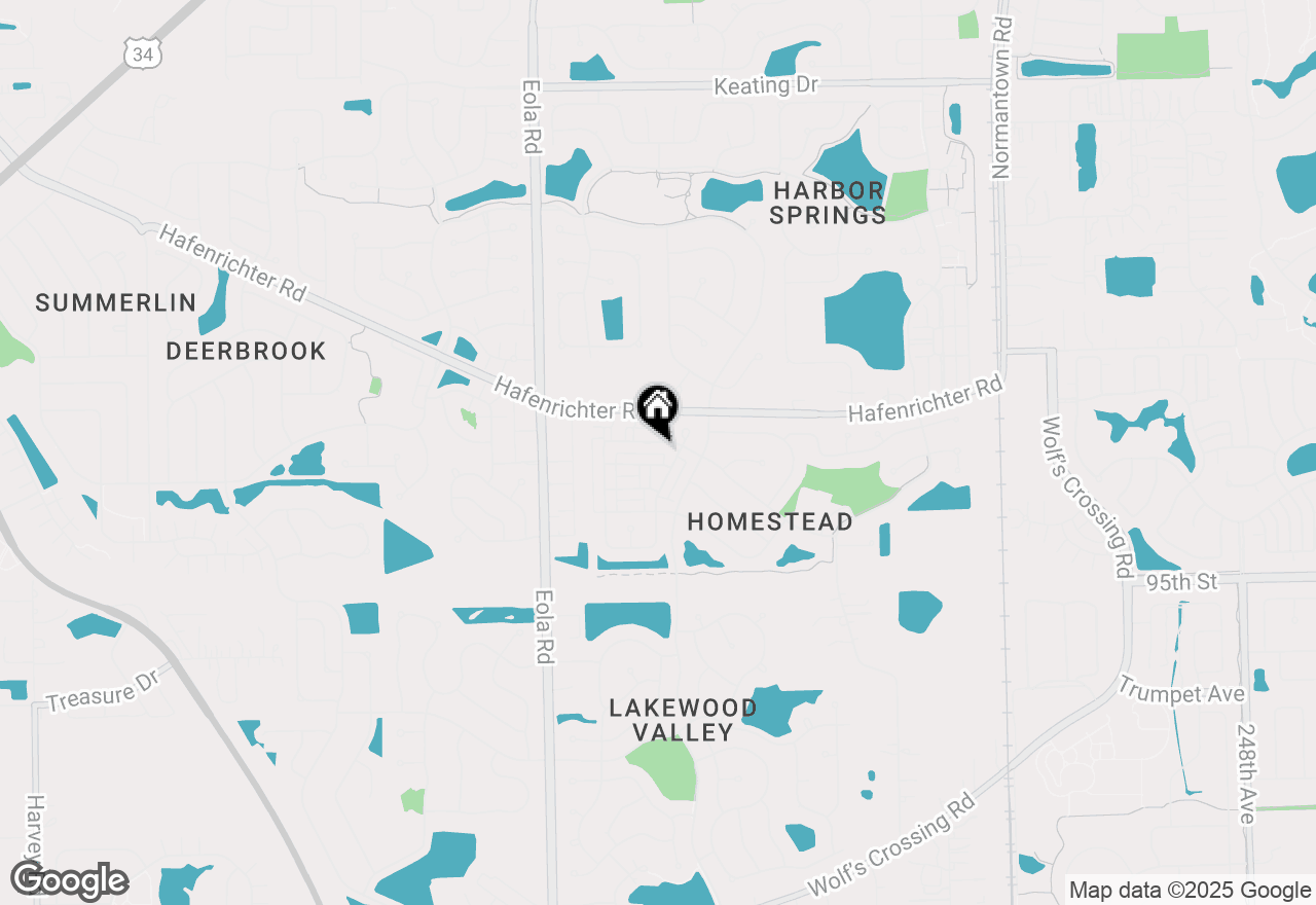 Map of 2571 Hillsboro Boulevard, Aurora, IL 60503