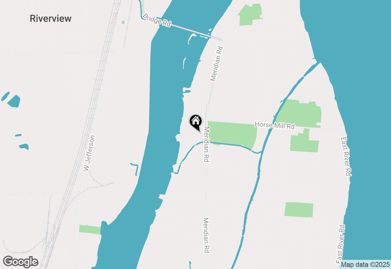 Map of 20210 Island Estate Drive, Grosse Ile, MI 48138