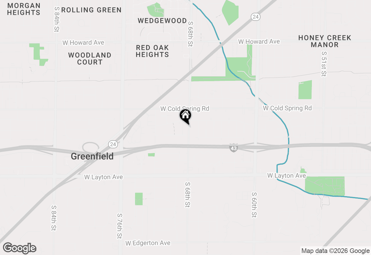 Map of 4411 S 68th St, Milwaukee, WI 53220