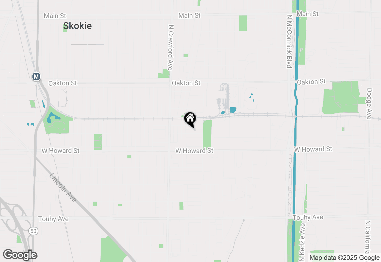 Map of 3846 Brummel Street, Skokie, IL 60076