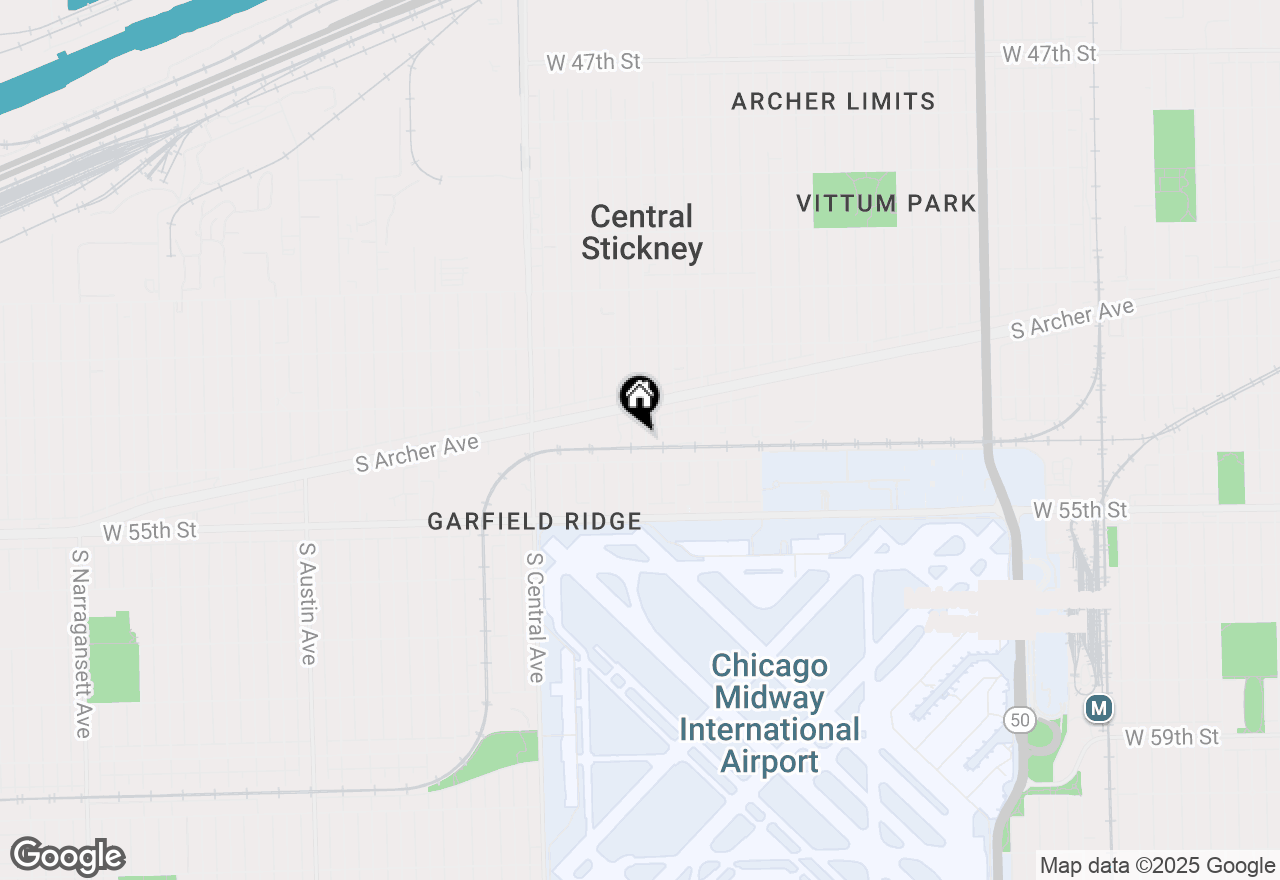 Map of 5338 S Long Avenue #2, Chicago, IL 60638