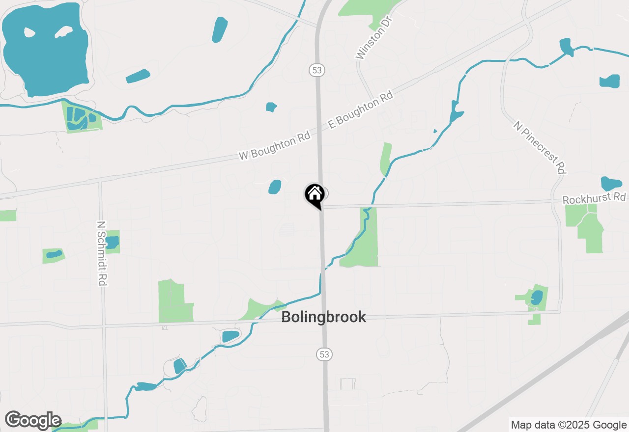Map of 303 N Bolingbrook Drive, Bolingbrook, IL 60440