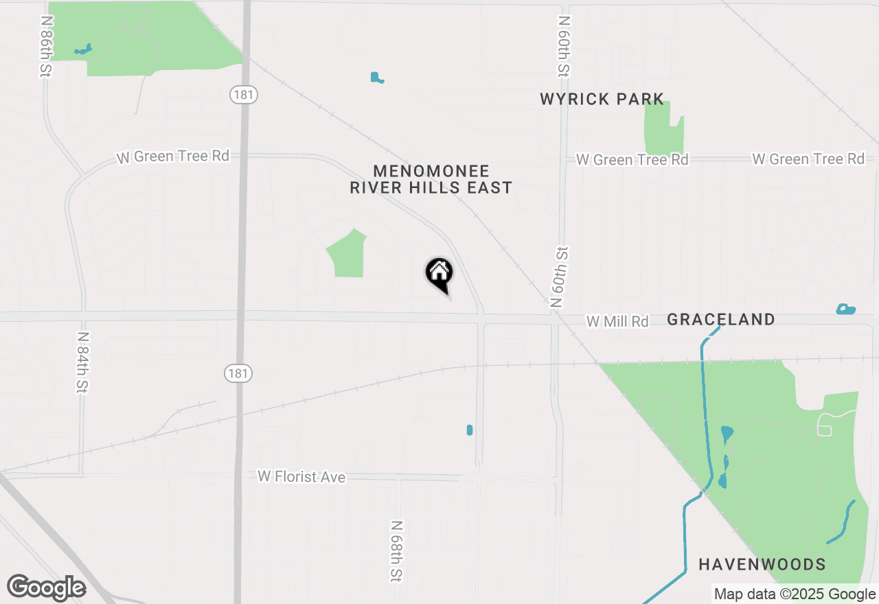 Map of 6619 W Brentwood Ave, Milwaukee, WI 53223