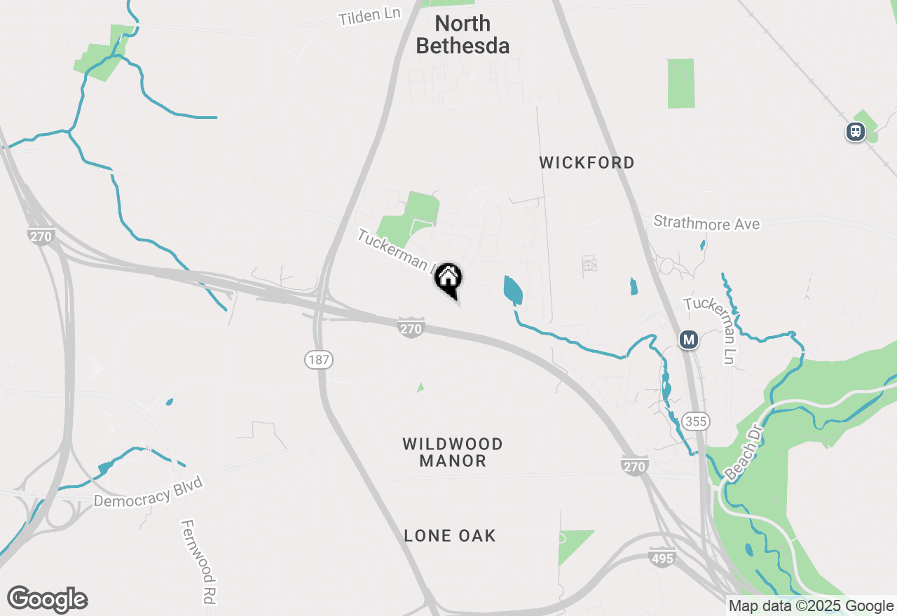 Map of 10609 Mist Haven Terrace, Rockville, MD 20852