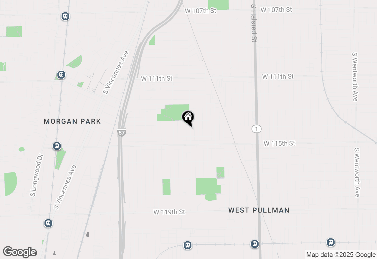 Map of 11400 S Racine Avenue, Chicago, IL 60643