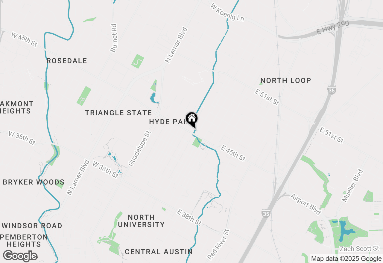 Map of 4503 Speedway #101, Austin, TX 78751