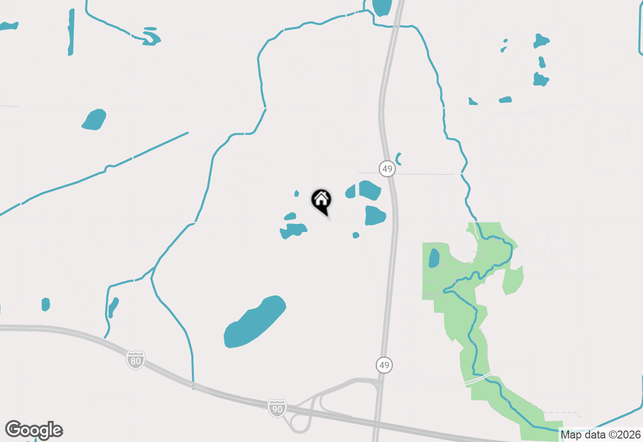 Map of 1300 N, Chesterton, IN 46304