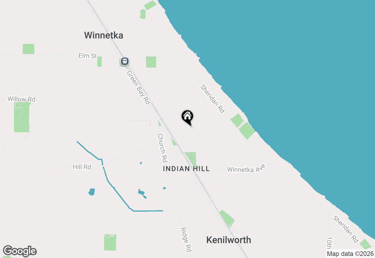 Map of 252 Myrtle Street, Winnetka, IL 60093
