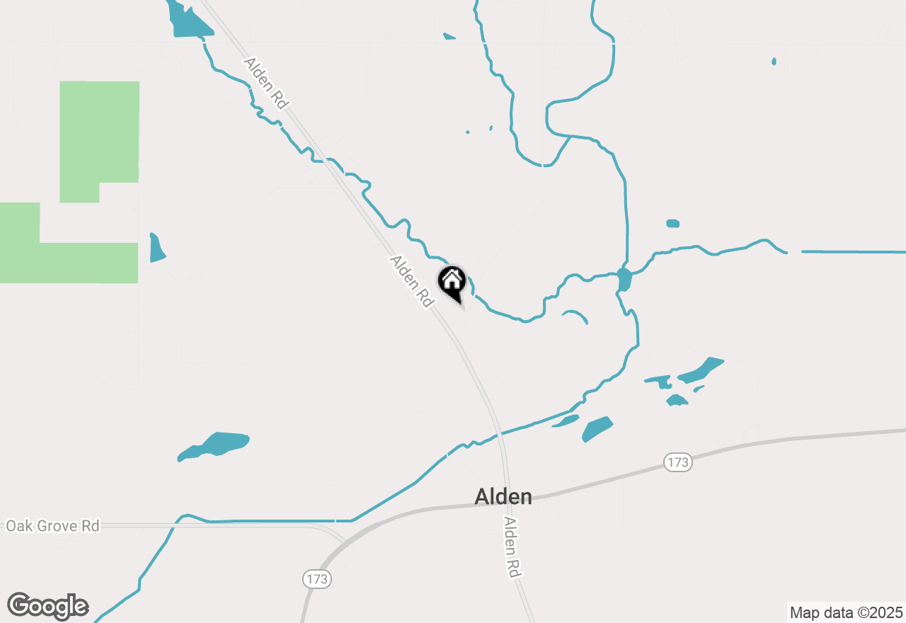 Map of 9318 Alden Road, Harvard, IL 60033