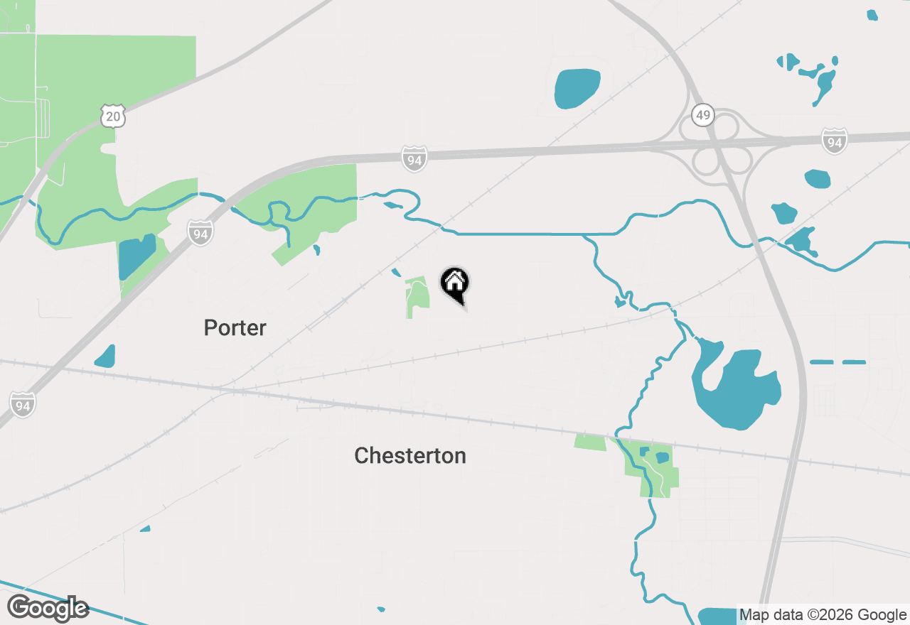 Map of 270 Woodlawn Avenue, Porter, IN 46304