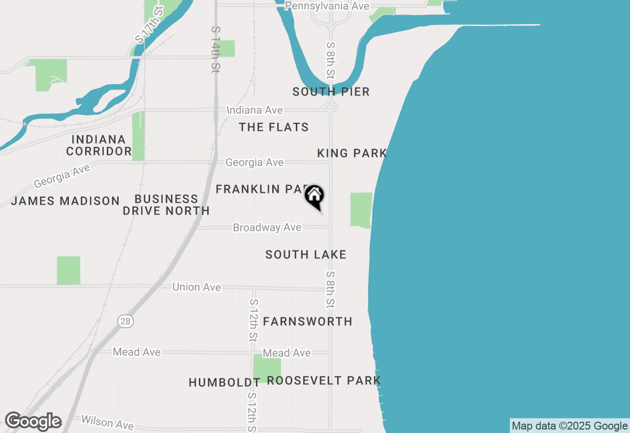Map of 1613 S 9th St, Sheboygan, WI 53081