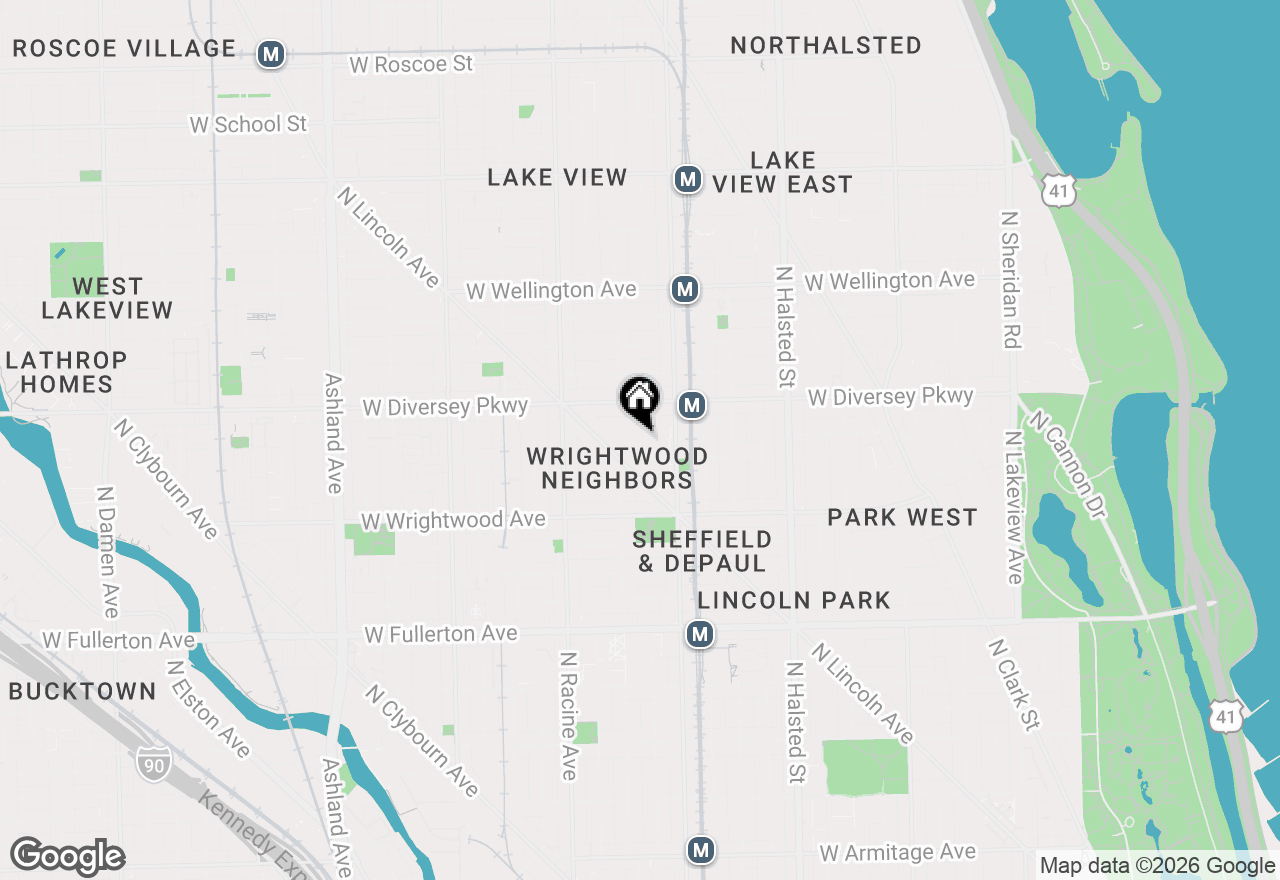 Map of 2748 N Kenmore Avenue, Chicago, IL 60614