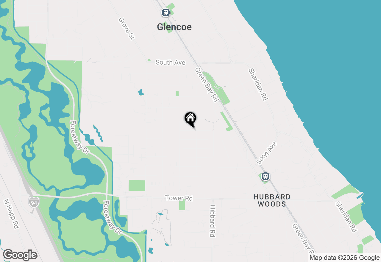 Map of 451 Jackson Avenue, Glencoe, IL 60022