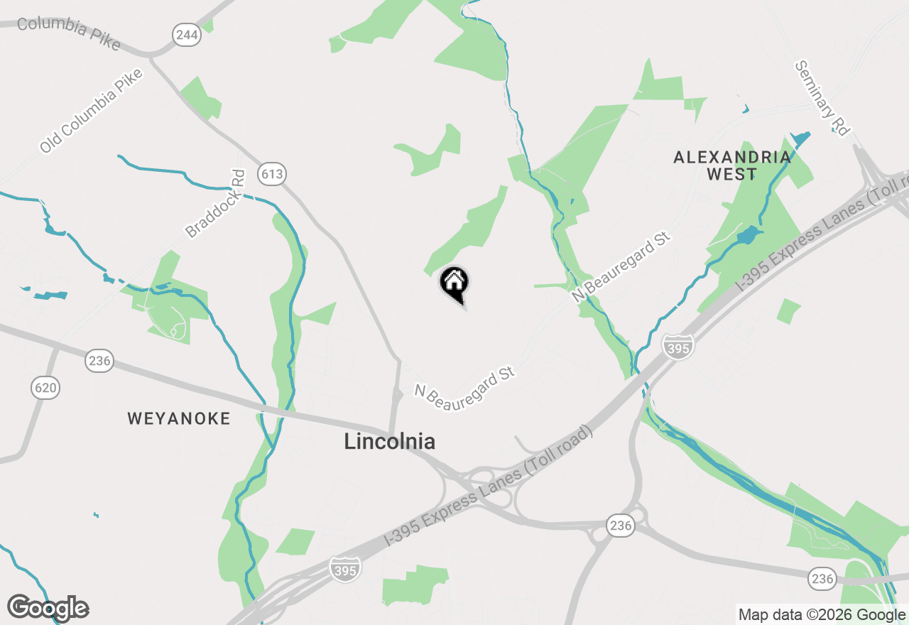 Map of 6157 N Morgan Street, Alexandria, VA 22312