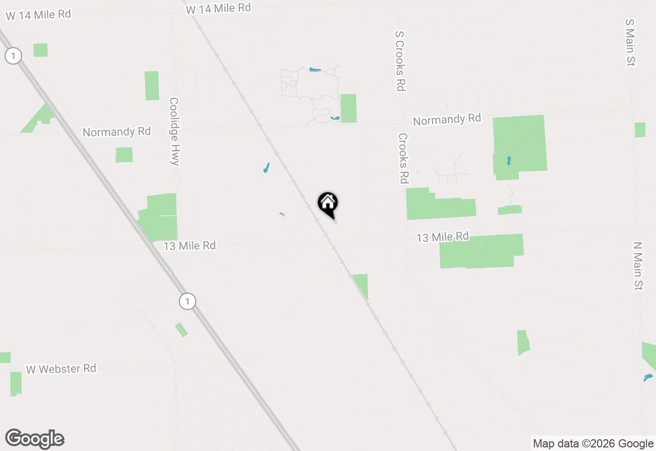 Map of 3402 Elmhurst Avenue, Royal Oak, MI 48073