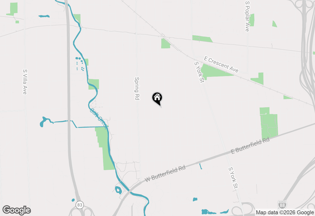 Map of 780 S Mitchell Avenue, Elmhurst, IL 60126