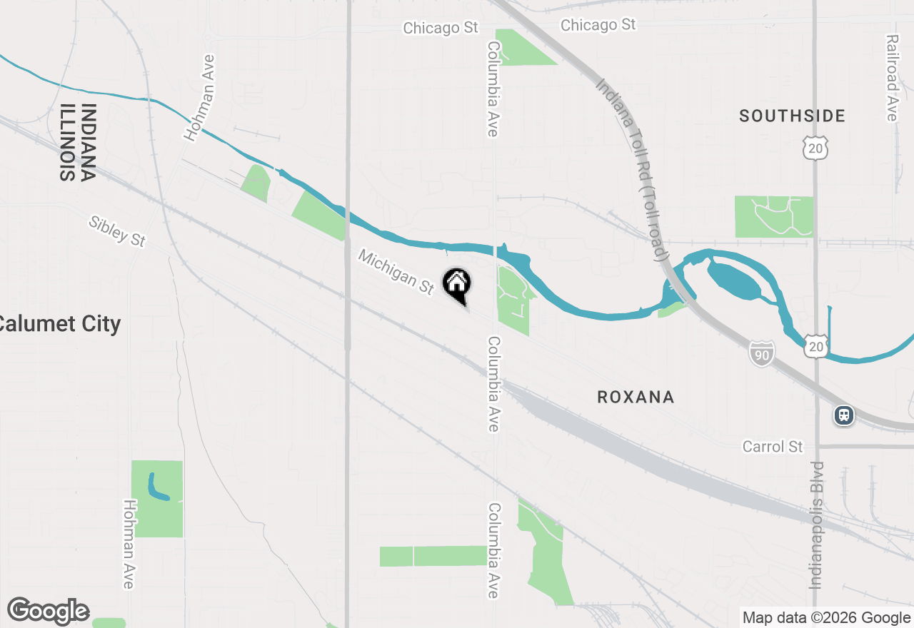 Map of 1111 Truman Street, Hammond, IN 46320