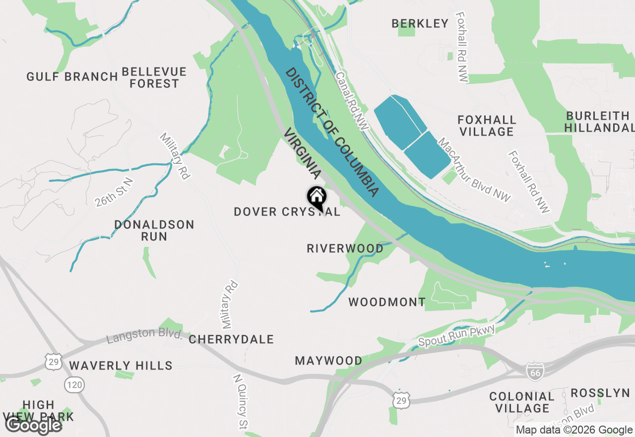 Map of 2723 N Oakland Street, Arlington, VA 22207