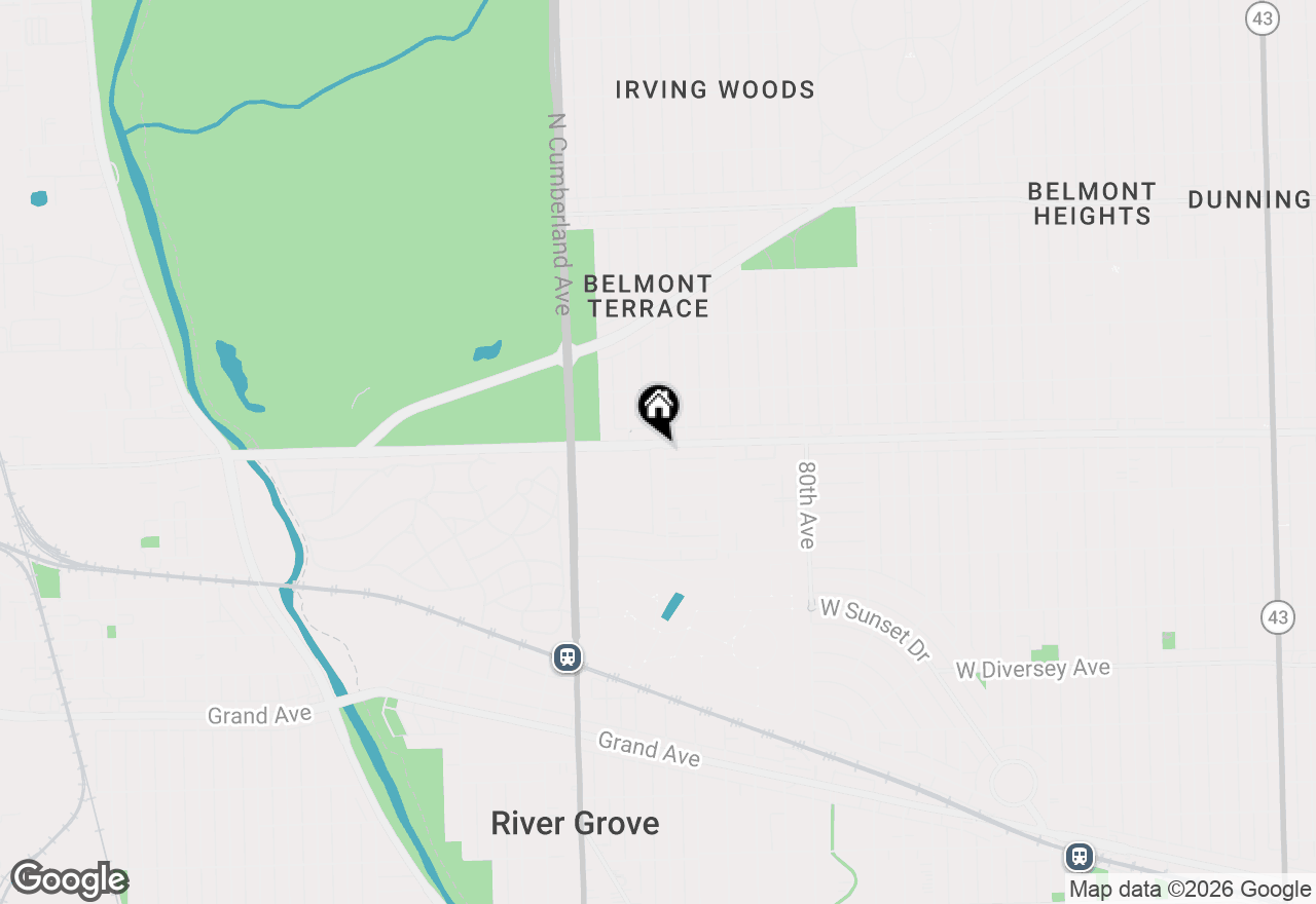 Map of 8245 Belmont Avenue #2C, River Grove, IL 60171