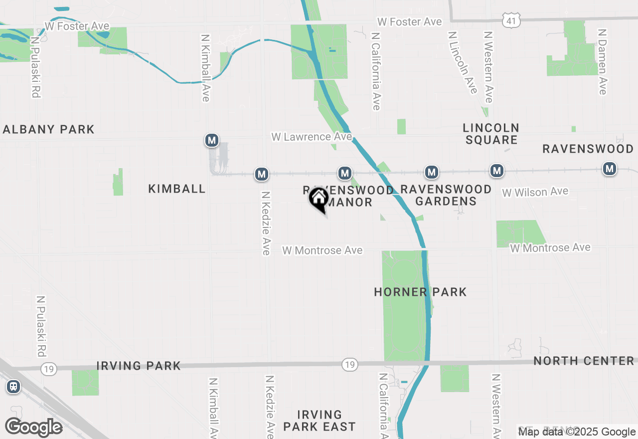 Map of 4502 N Sacramento Avenue #3, Chicago, IL 60625