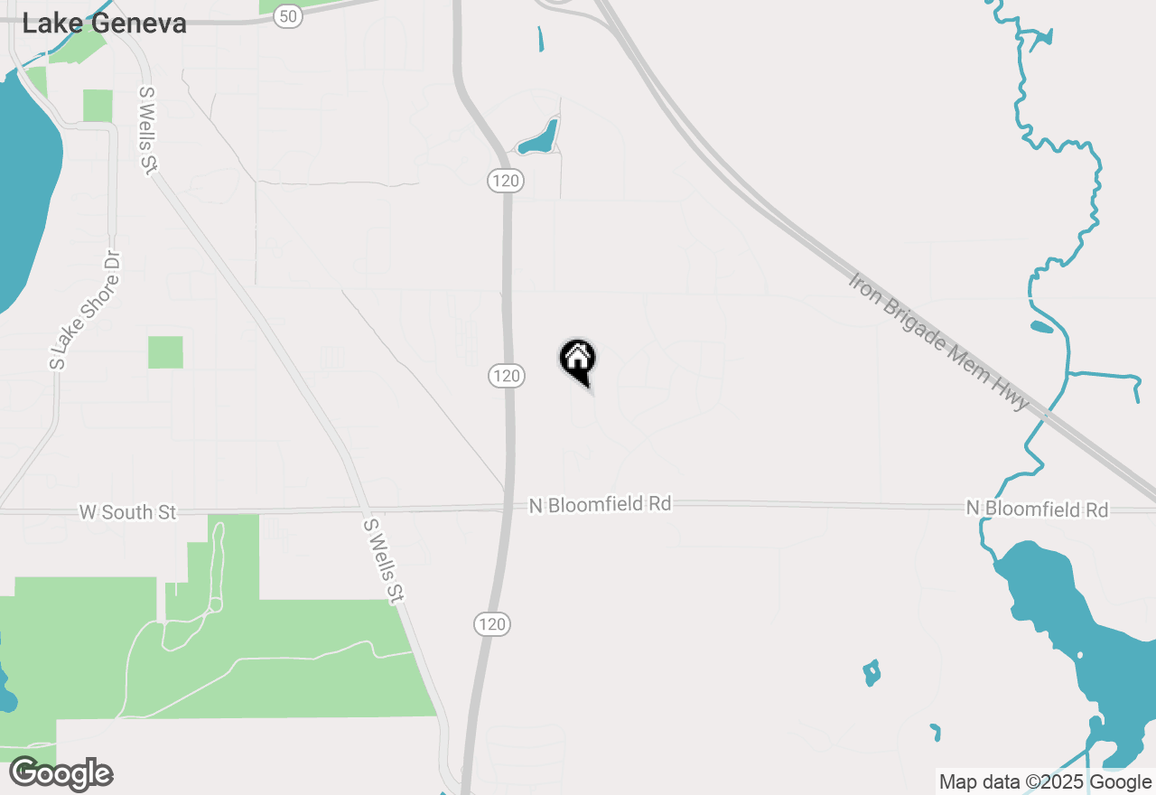 Map of 327 Bowing Way, Lake Geneva, WI 53147