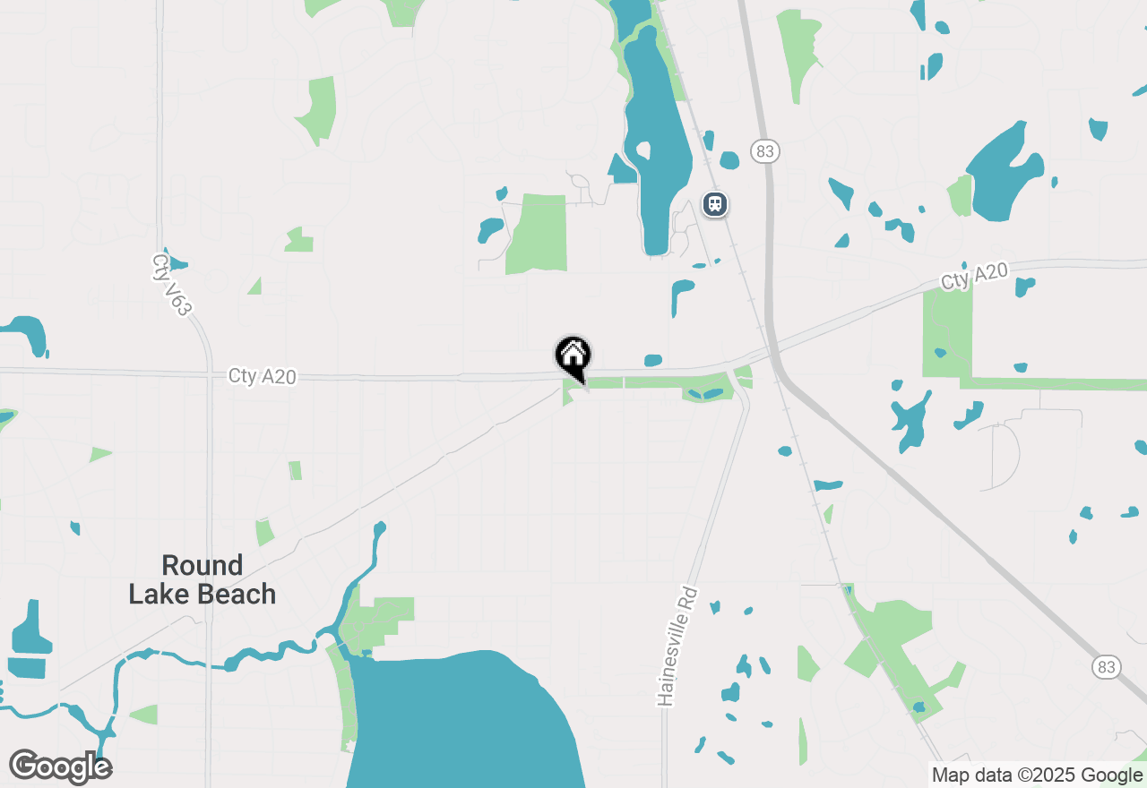 Map of 406 E Clarendon Drive, Round Lake Beach, IL 60073