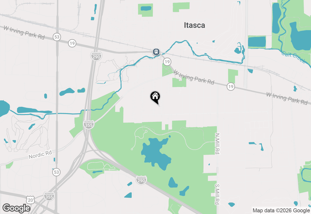 Map of 445 S Maple Street, Itasca, IL 60143