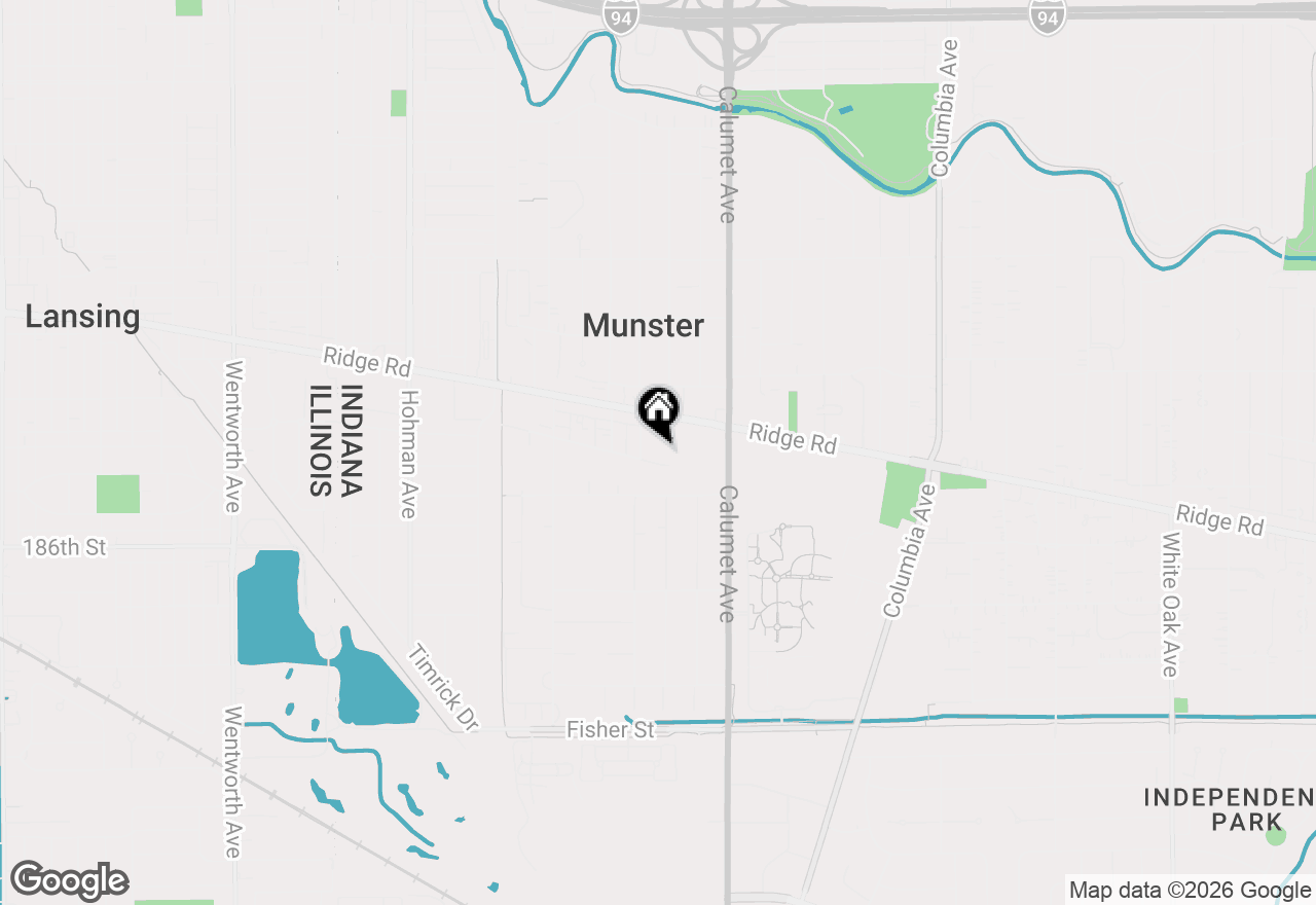 Map of 643 South Street #204, Munster, IN 46321