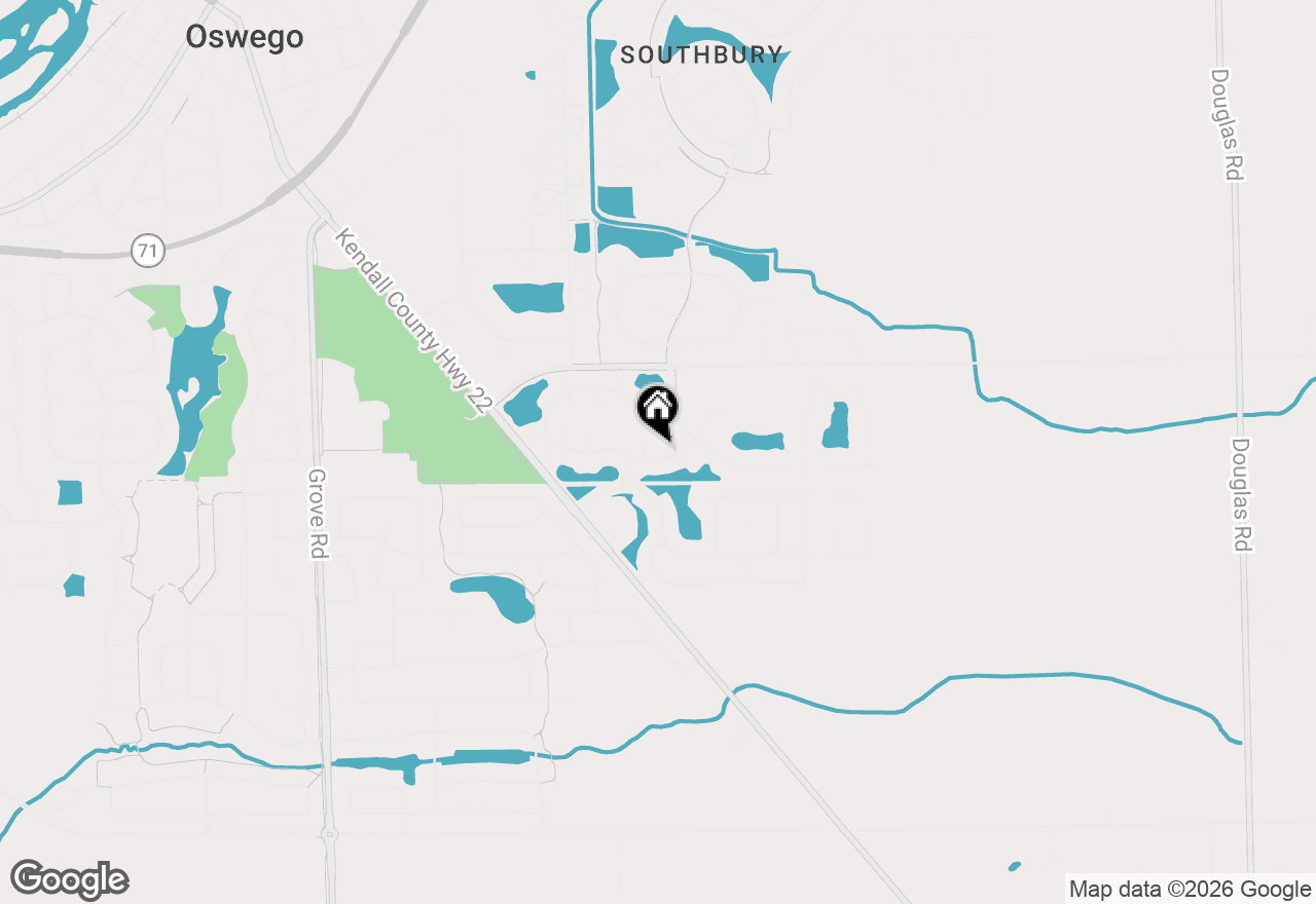 Map of 519 Vinca Lane, Oswego, IL 60543