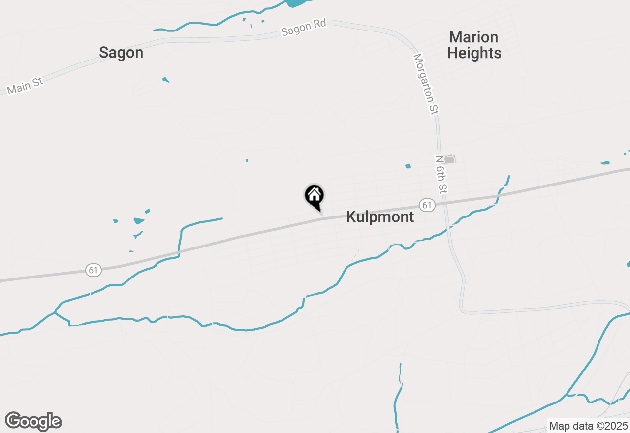 Map of 1160 Chestnut Street, Kulpmont, PA 17834