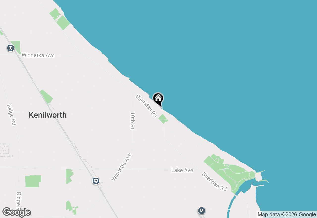 Map of 1420 Sheridan Road #3I, Wilmette, IL 60091
