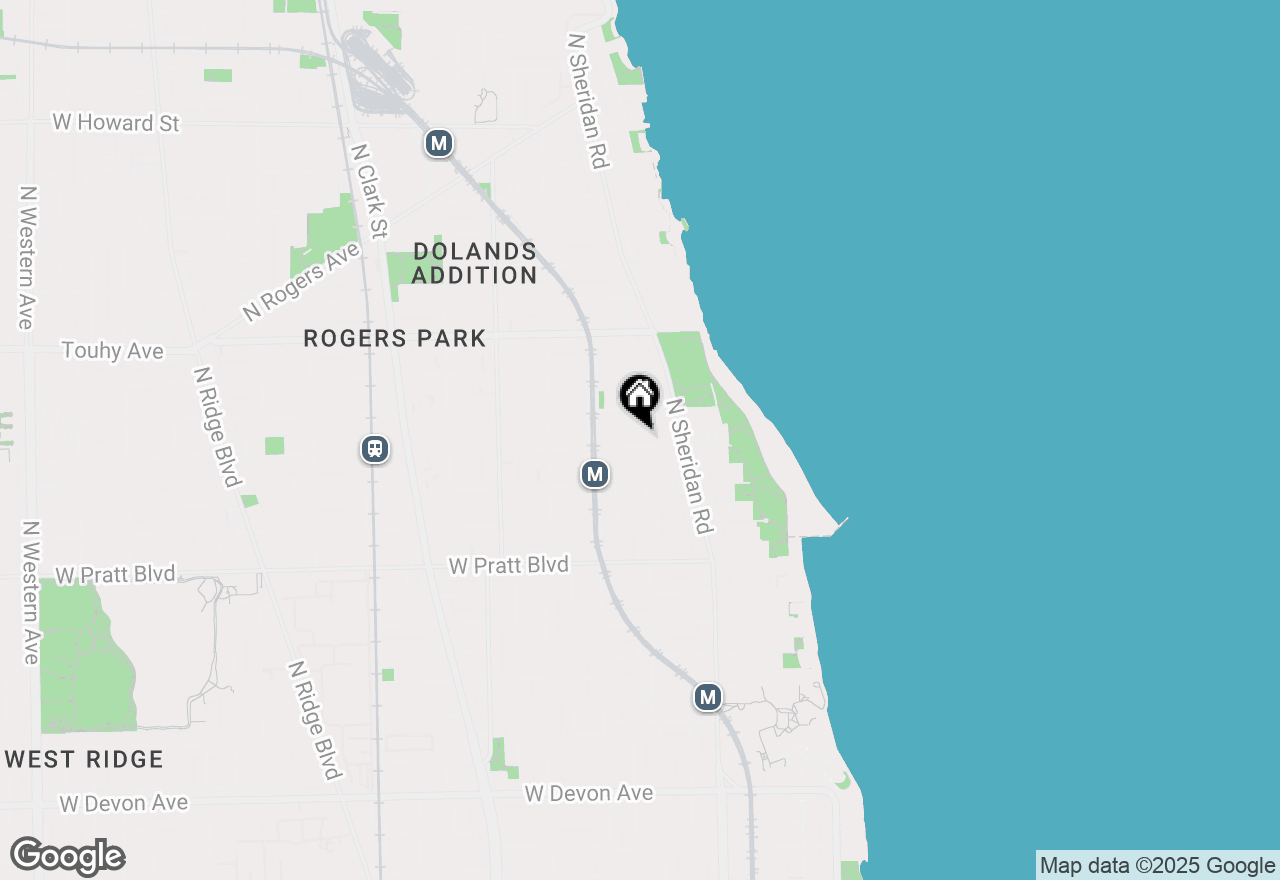 Map of 1304 W Lunt Avenue #203, Chicago, IL 60626