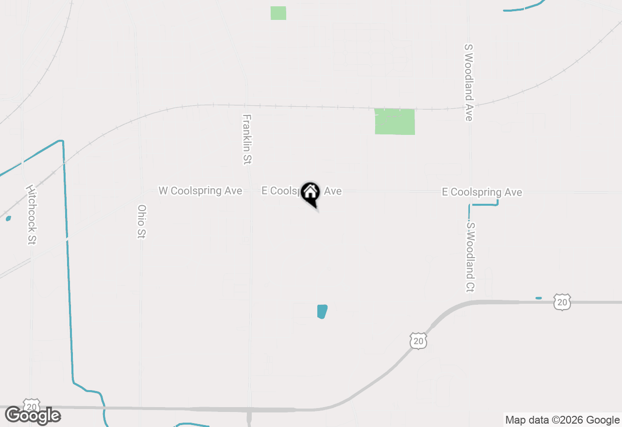Map of 301 Kenwood Place, Michigan City, IN 46360