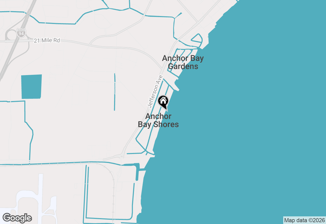 Map of 45890 Private Shore Drive, Chesterfield, MI 48047