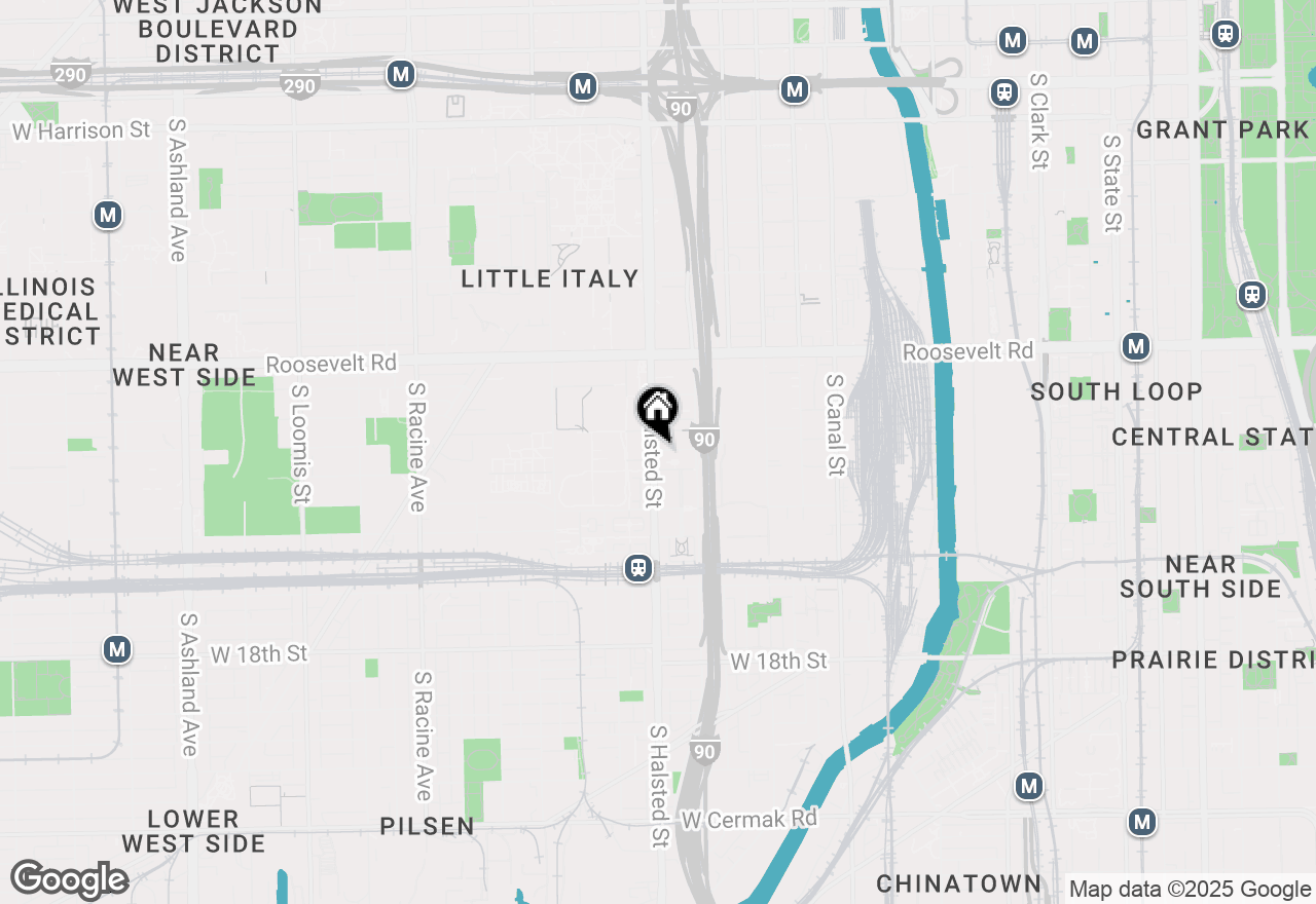 Map of 757 W Liberty Street #307, Chicago, IL 60607