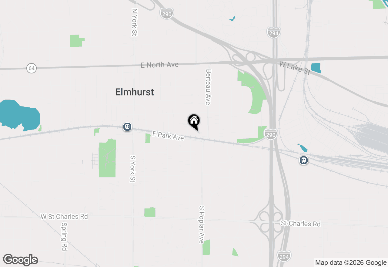 Map of 285 E 1st Street, Elmhurst, IL 60126