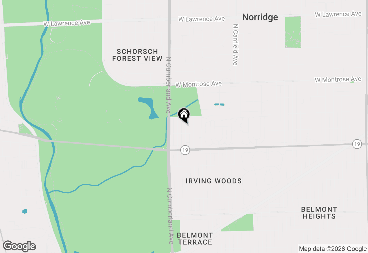Map of 4124 N Plainfield Avenue, Chicago, IL 60634