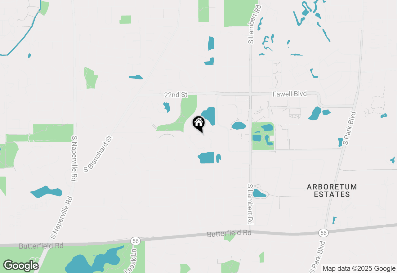 Map of 1606 C Thames Court #C, Wheaton, IL 60189