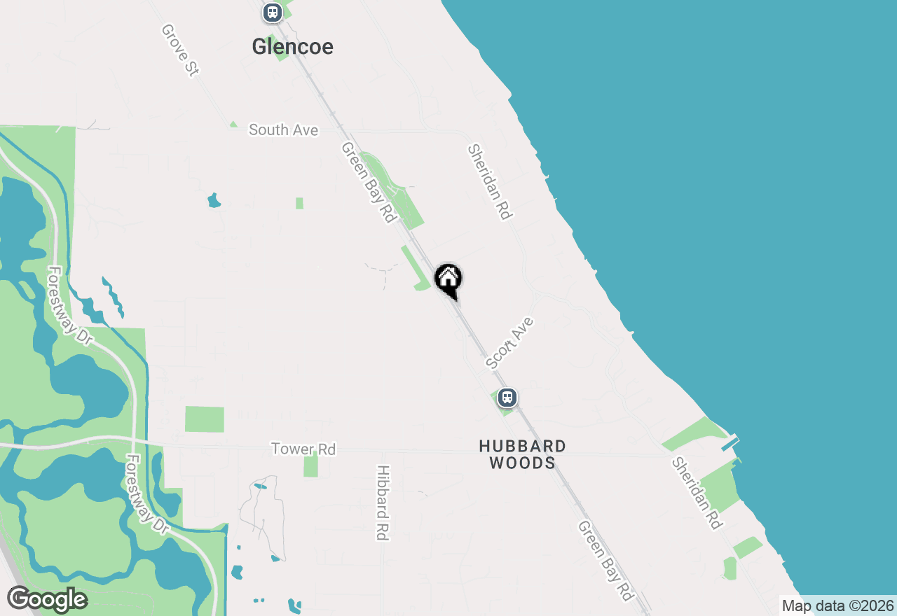 Map of (Address confidential), Glencoe, Illinois 60022