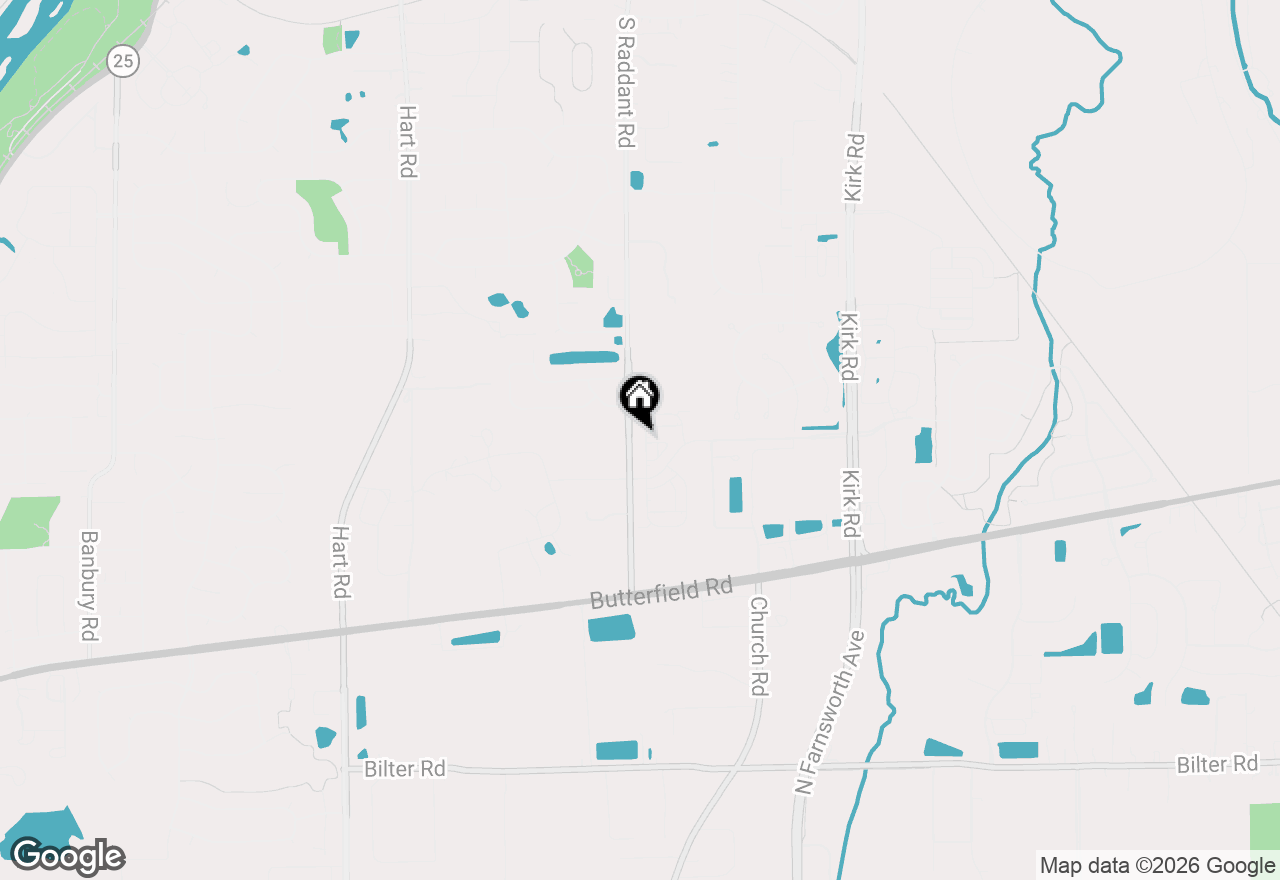 Map of 3034 Abbey Circle, Aurora, IL 60504