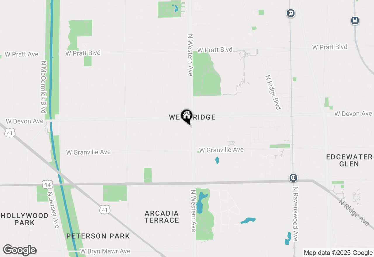 Map of 6319 N Artesian Avenue #3W, Chicago, IL 60659