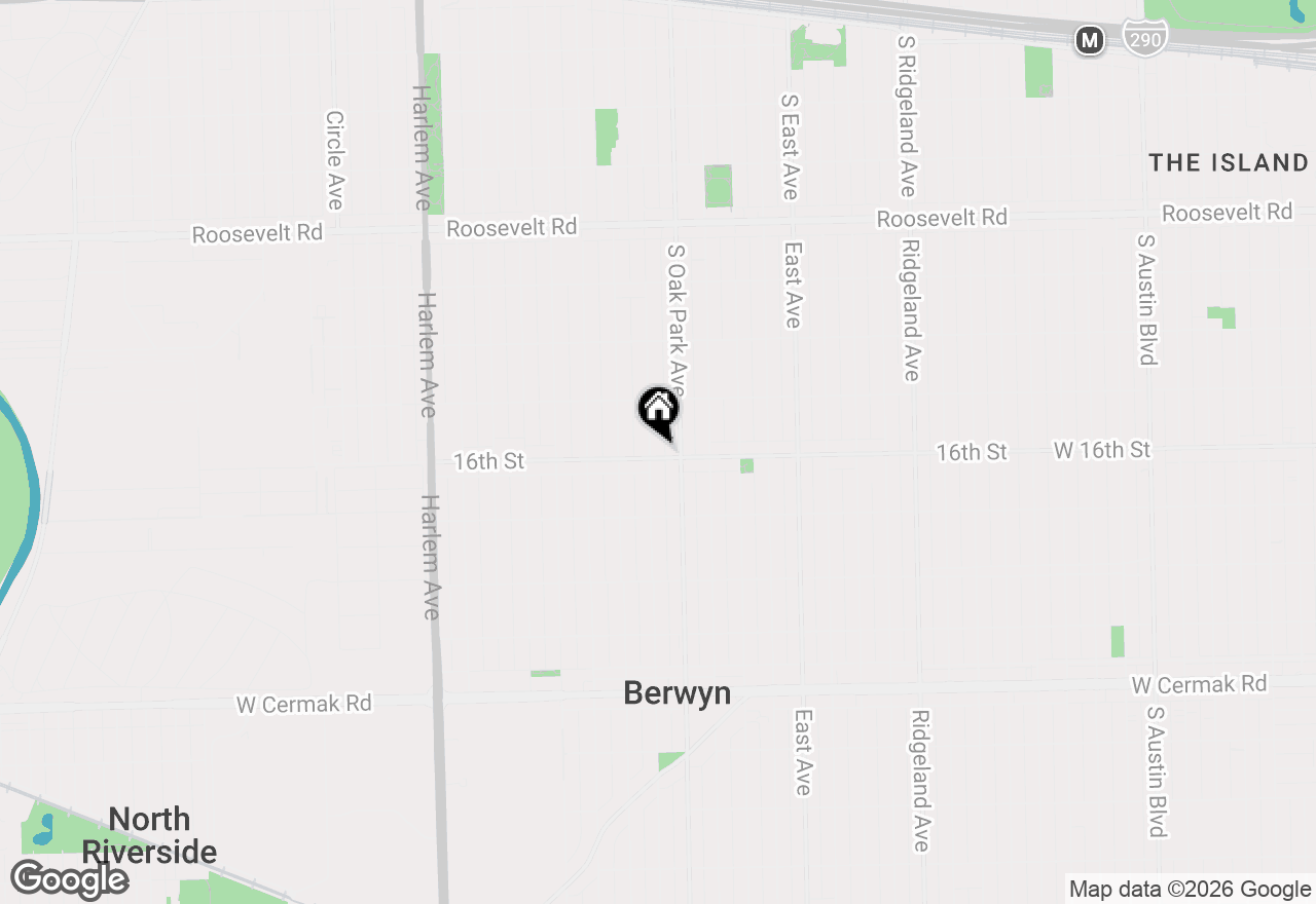 Map of 6824 16th Street #1W, Berwyn, IL 60402